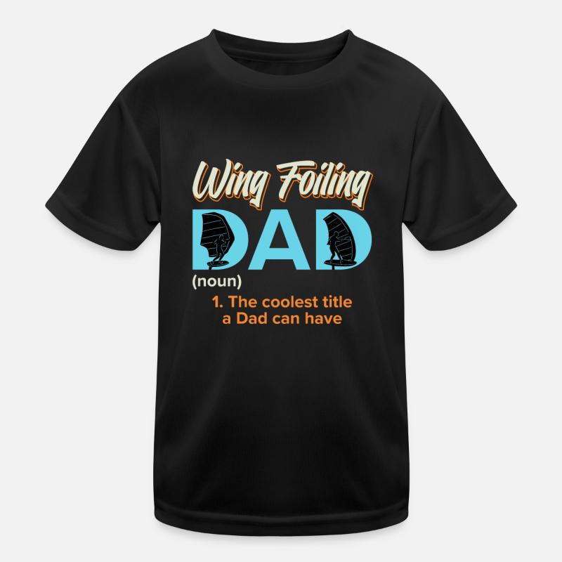 Wing Foiling Papa Wing Surf Wing Foil T-shirt sport Enfant