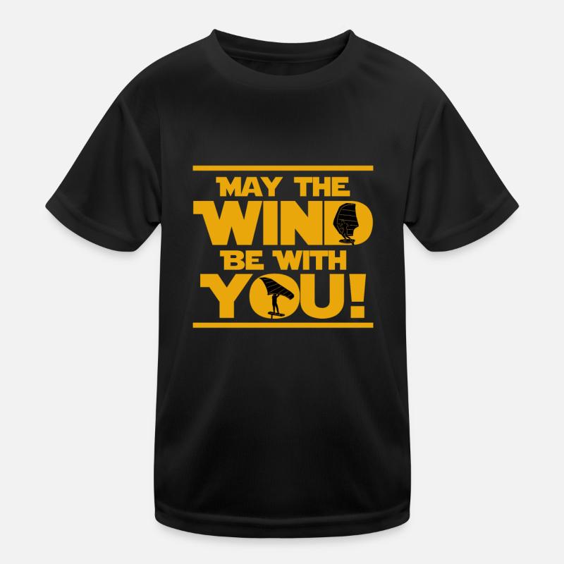 Wing Foil Que le vent soit avec vous Wingfoil T-shirt sport Enfant