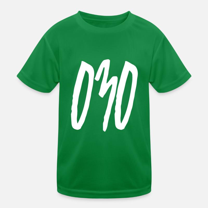 030 Area code Berlin Kids Functional T-Shirt