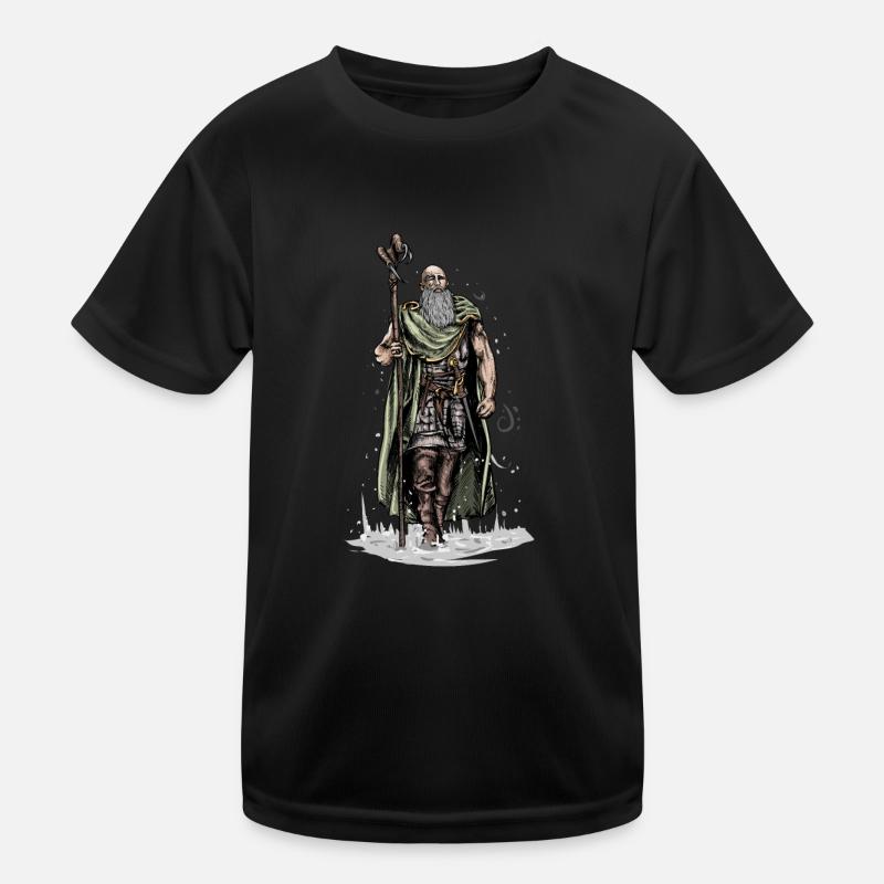 Druid I Celts & Vikings Norse motif for Kids Functional T-Shirt