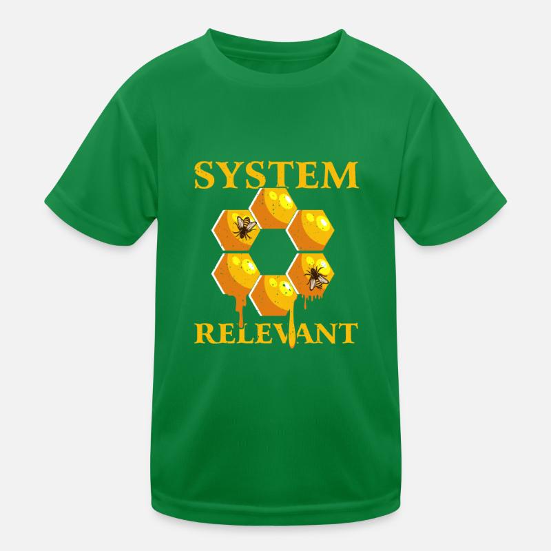 Biene System Relevant Kinder Funktions-T-Shirt