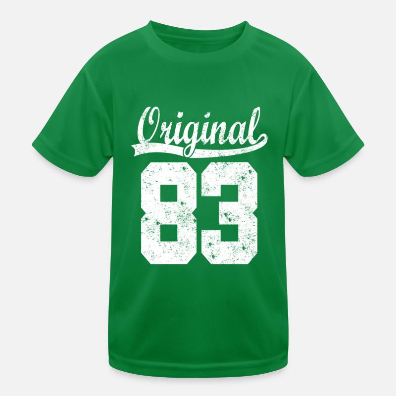 83 born Gift Kids Functional T-Shirt