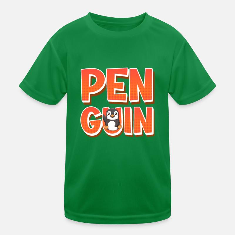 Pingouin mignon pingouin T-shirt sport Enfant