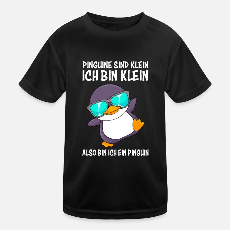 Pinguine sind klein ich bin klein kleiner Freund Kinder Funktions-T-Shirt