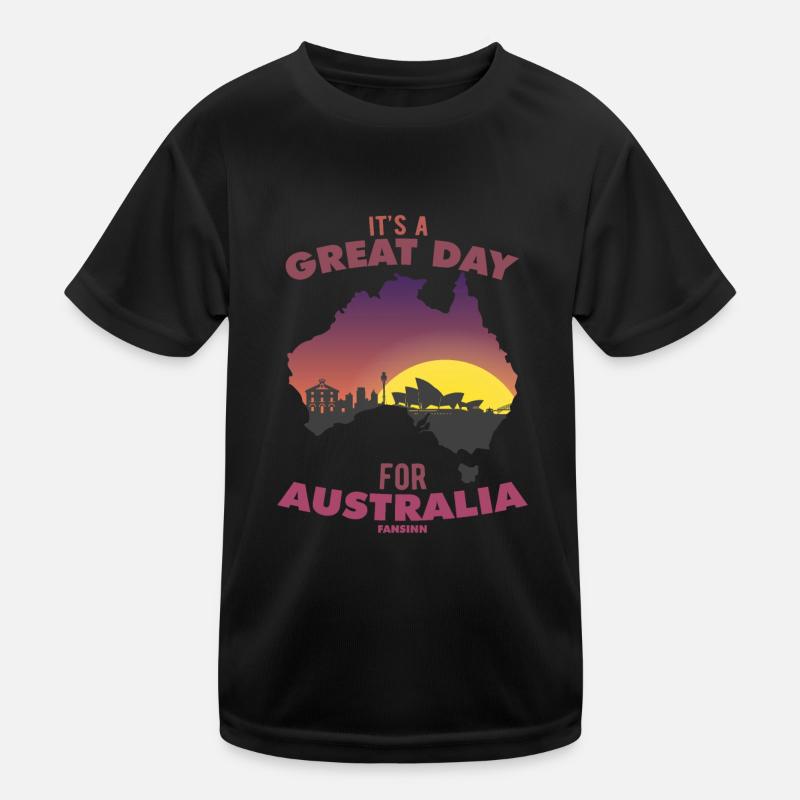 It's A Great Day For Australia Kids Functional T-Shirt