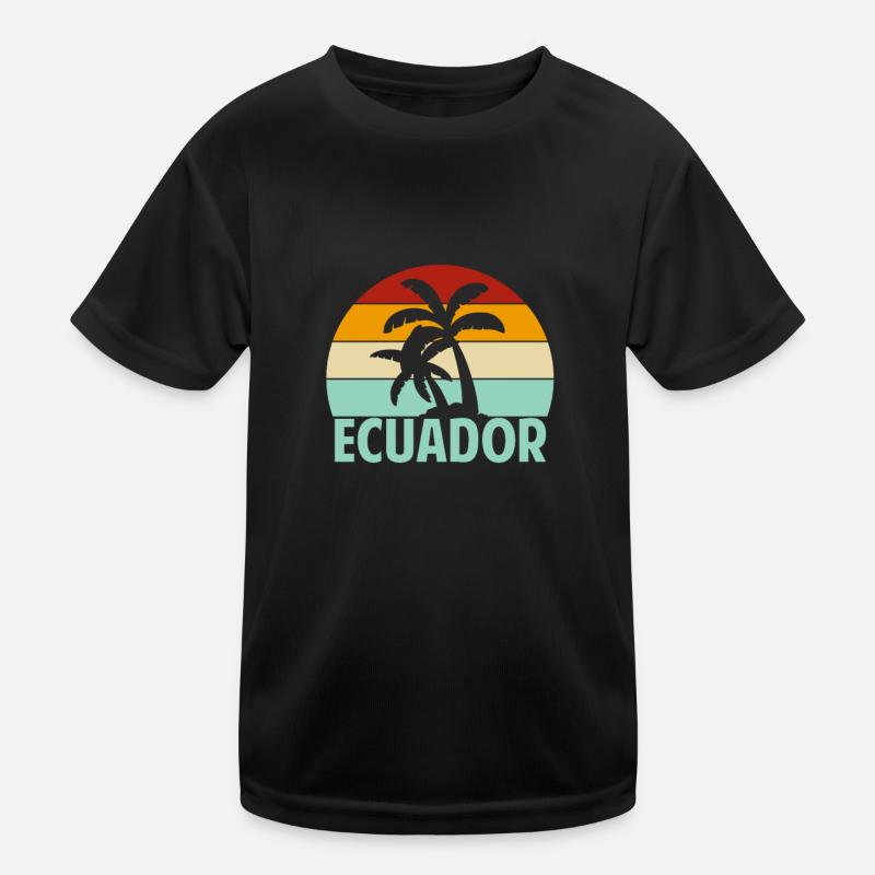 Ecuador Kinder Funktions-T-Shirt