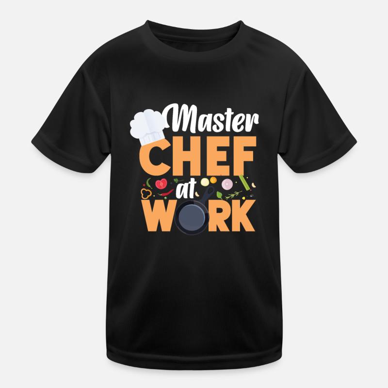 Cooking Cook Kitchen Chef Master Kids Functional T-Shirt