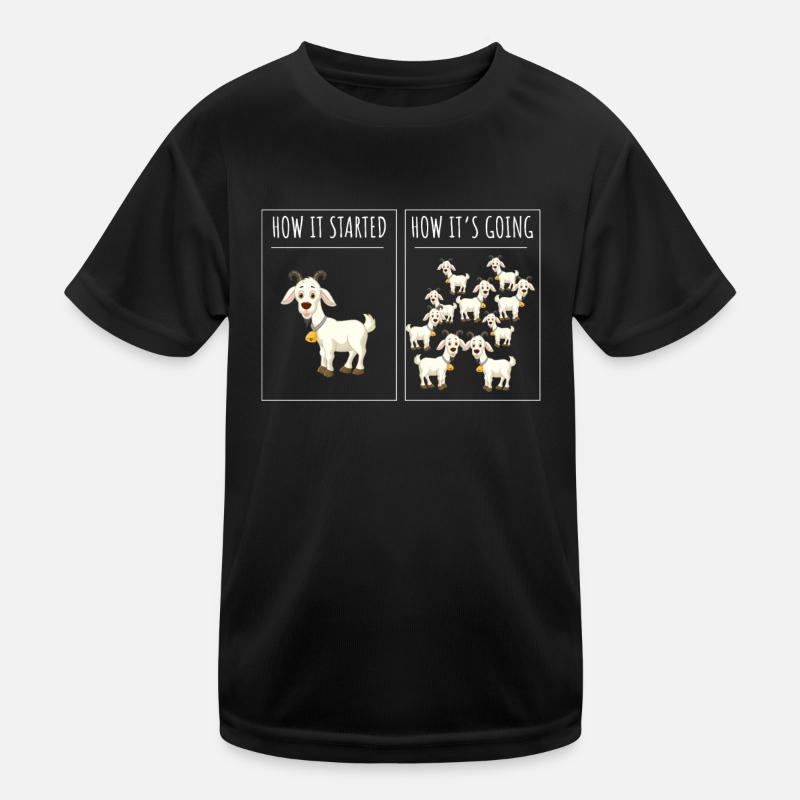 Goatherd, Goat, Goat Kids Functional T-Shirt