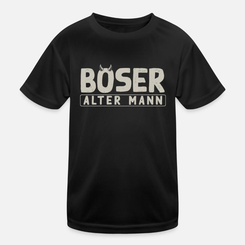 Evil old man, Kids Functional T-Shirt