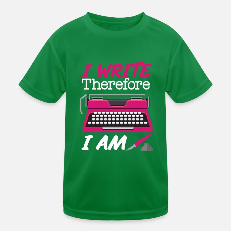 Writing Typewriter Novel Writer & Kinder Funktions-T-Shirt