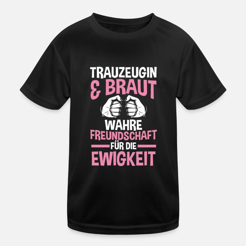 Trauzeugin Kinder Funktions-T-Shirt