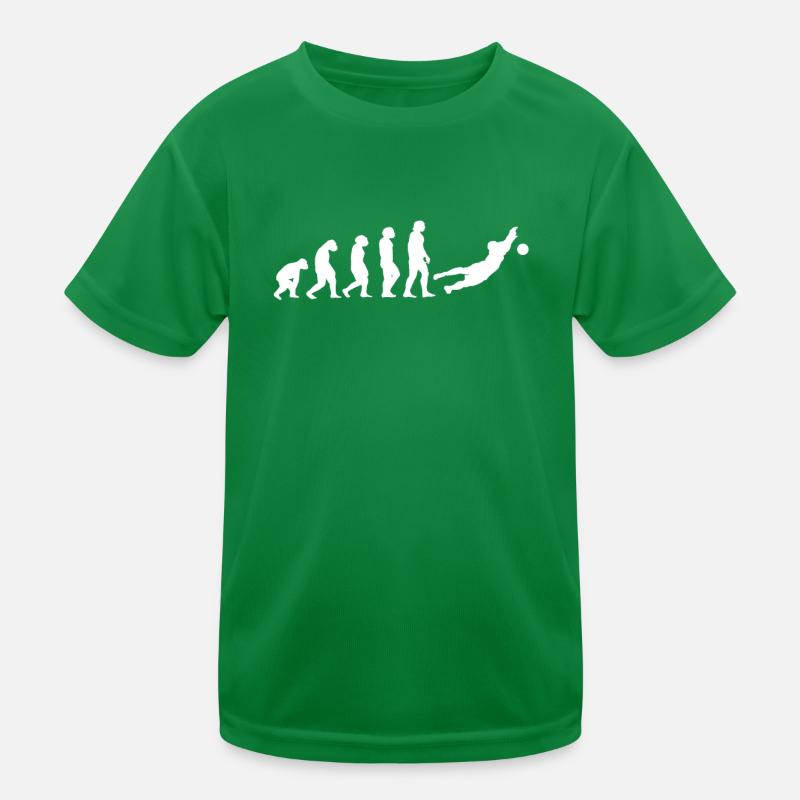 Torhüter Evolution Kinder Funktions-T-Shirt
