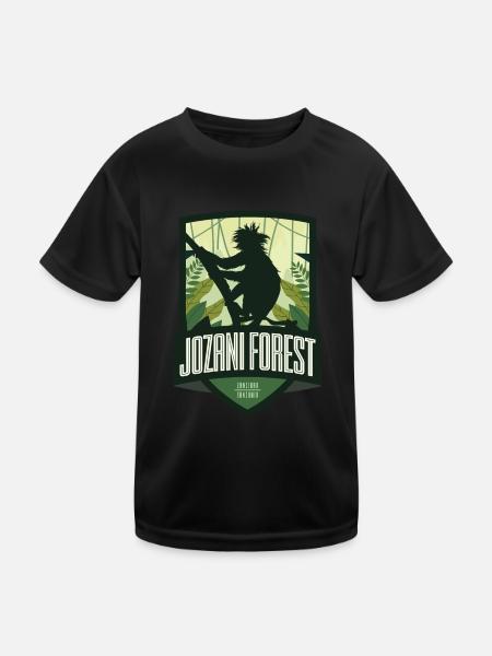Jozani Forest - Zanzibar, Tanzania - Kids Functional T-Shirt - black - Front