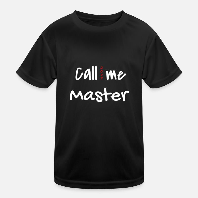 Master 2022 Graduation Graduation Graduation Graduation Université T-shirt sport Enfant