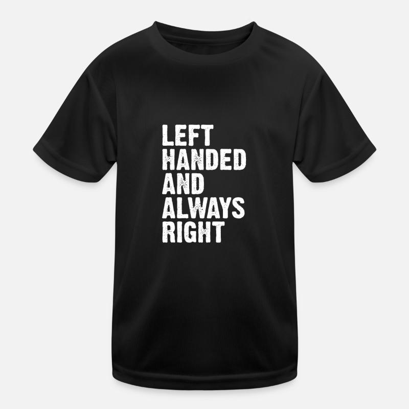 Cadeau gaucher gaucher T-shirt sport Enfant