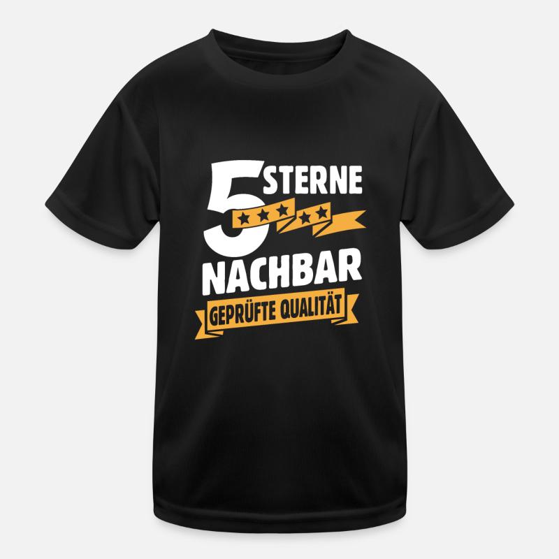 Nachbar Kinder Funktions-T-Shirt
