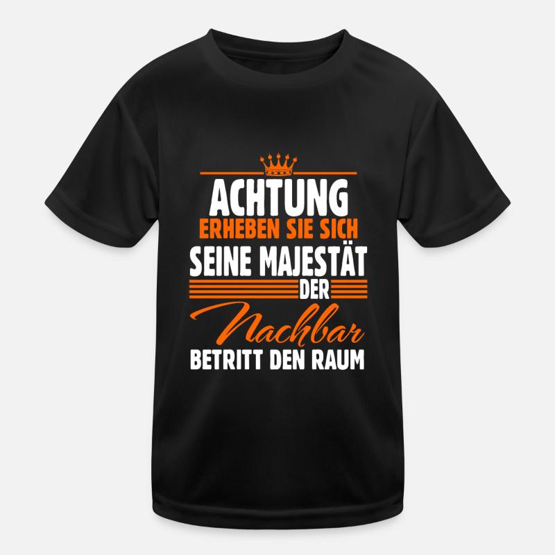 Nachbar Kinder Funktions-T-Shirt