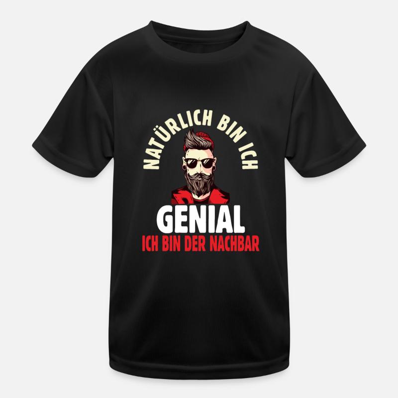 Nachbar Kinder Funktions-T-Shirt