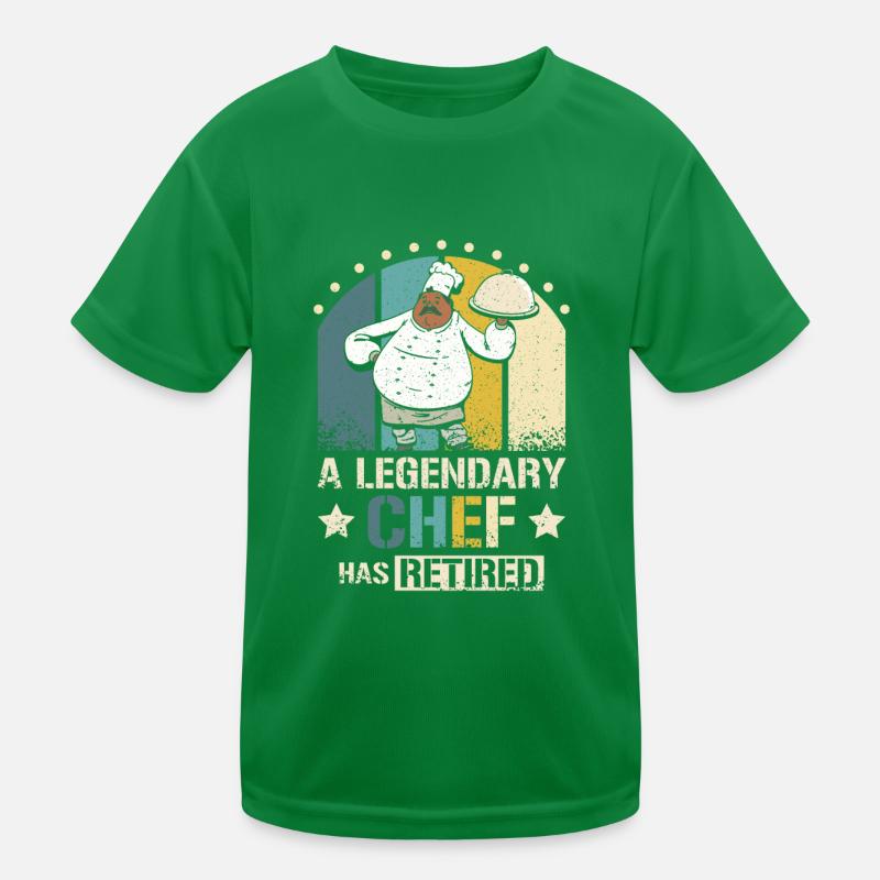Chef à la retraite T-shirt sport Enfant