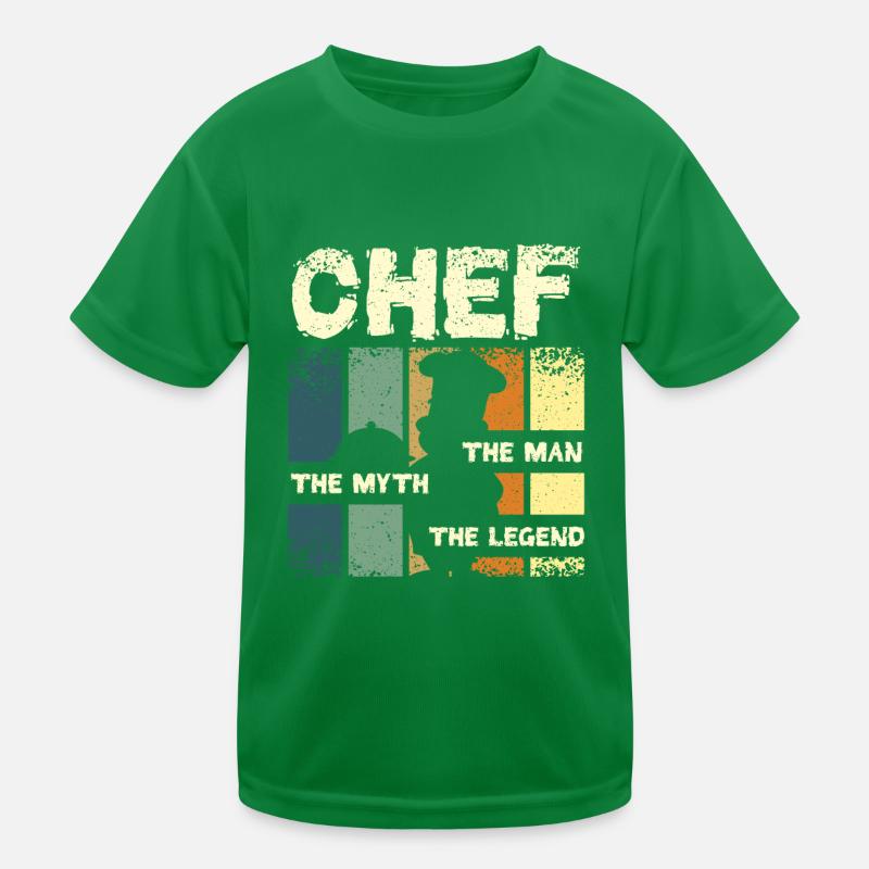 Chef the legend Kinder Funktions-T-Shirt
