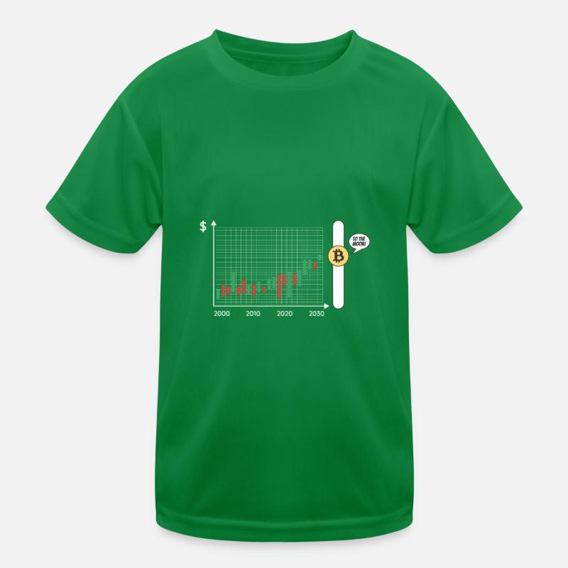 Crypto-monnaie Trader Crypto Coin Btc Graph T-shirt sport Enfant