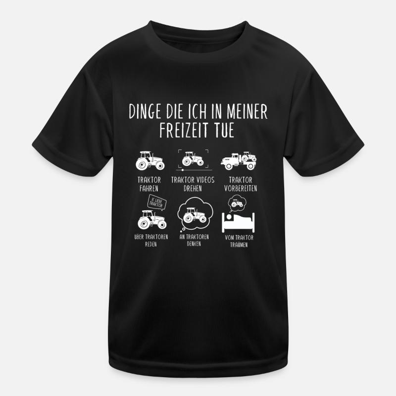 Traktoren, Traktor, Bauer, Landwirt Kinder Funktions-T-Shirt