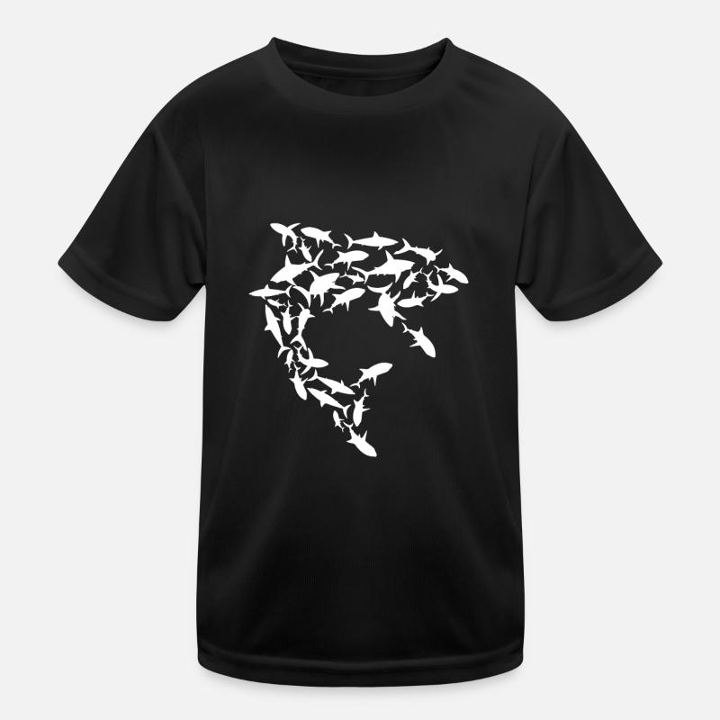 Essaim de requins Sauvez les requins T-shirt sport Enfant