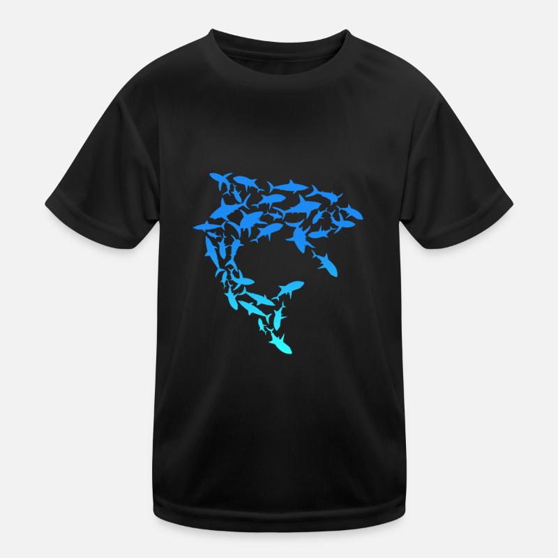 Essaim de requins Sauvez les requins T-shirt sport Enfant