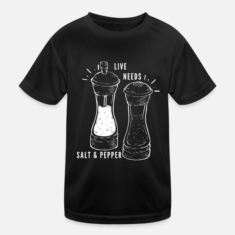 Mutmacher Salz und Pfeffer Kinder Funktions-T-Shirt