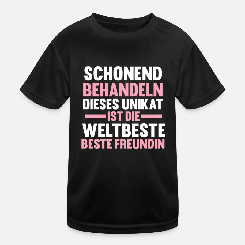 Beste Freundin Kinder Funktions-T-Shirt