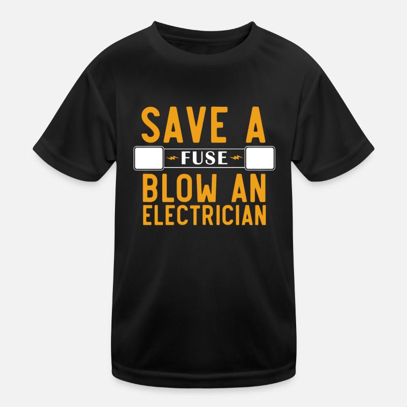 Elektriker, Elektriker Sichern Sie Eine Sicherung Kinder Funktions-T-Shirt