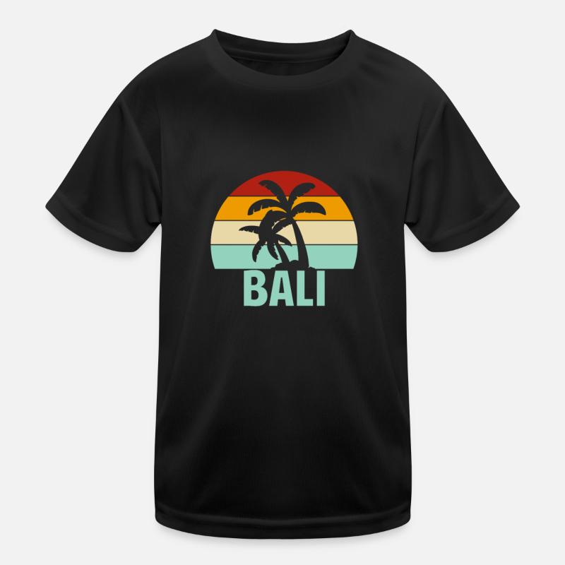 Bali Retro Palm T-shirt sport Enfant