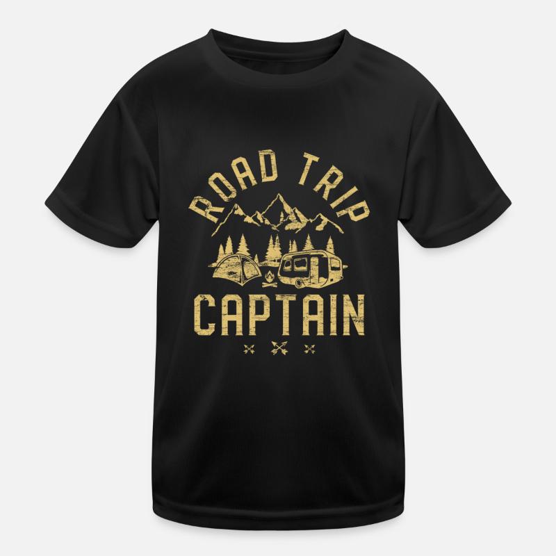 Road Trip Captain Off-road Camper Gift Kinder Funktions-T-Shirt