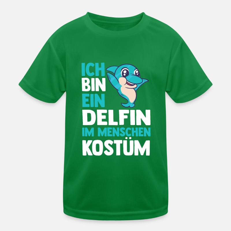 Delfin Kinder Funktions-T-Shirt