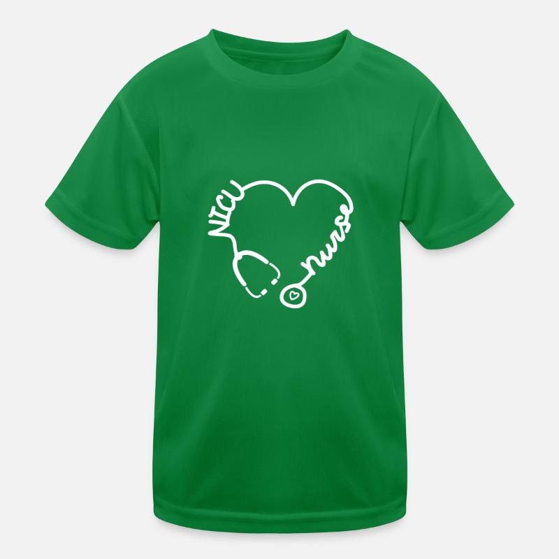 Infirmière intensive USIN Infirmière Stéthoscope T-shirt sport Enfant