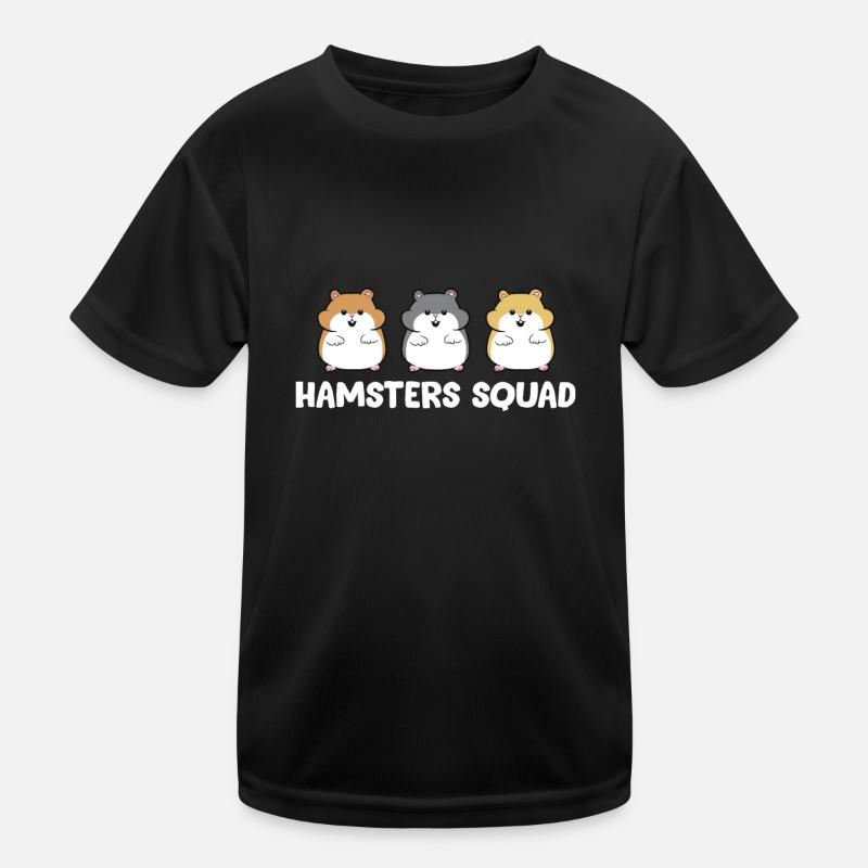 Hamstertruppe liebt Hamster Kinder Funktions-T-Shirt