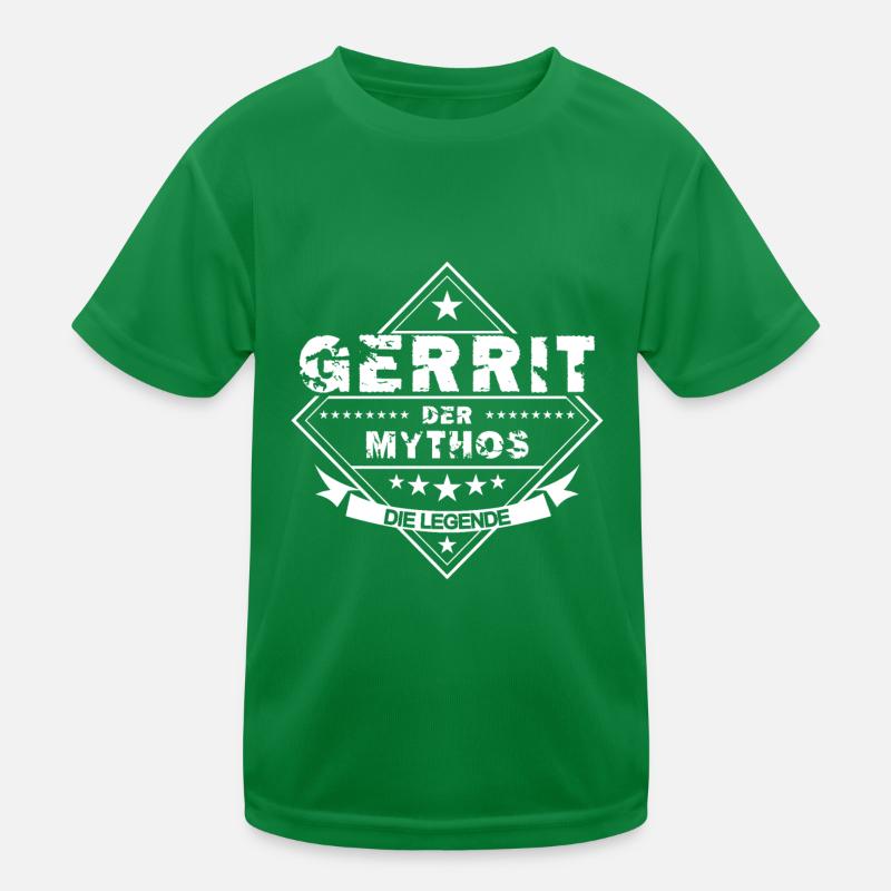 Ich bin Gerrit und die Legende Kinder Funktions-T-Shirt