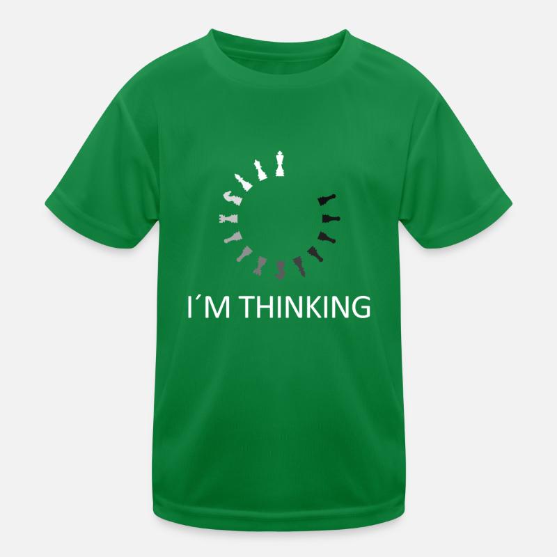 Funny IM THINKING Chess Chess Player Pieces Kids Functional T-Shirt