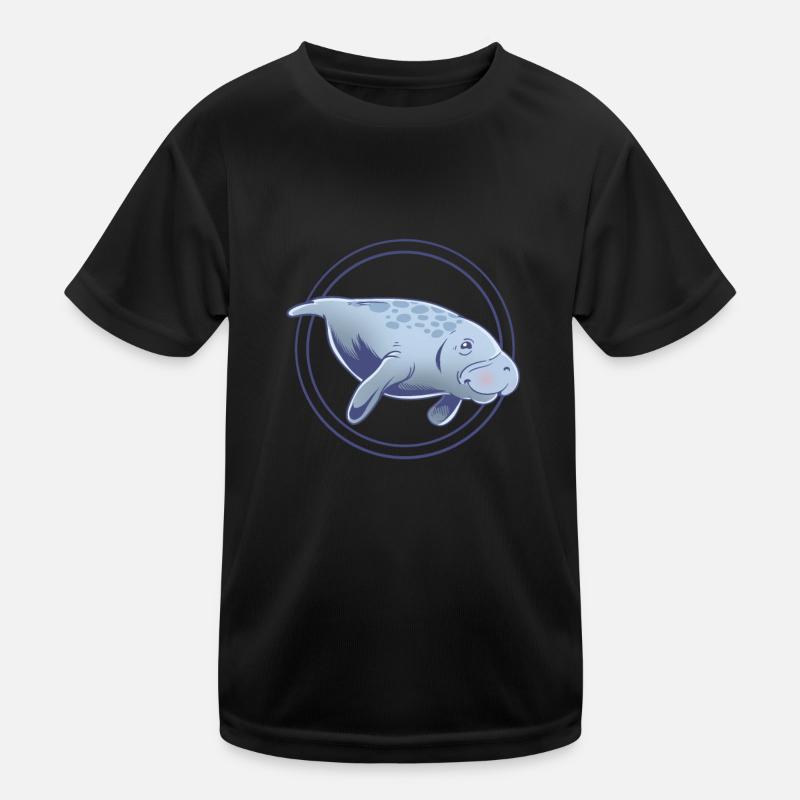 Cute Florida Manatee Kids Functional T-Shirt