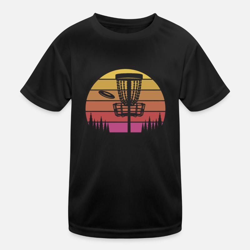 Lustiges Discgolf Discgolfer Geschenk Kinder Funktions-T-Shirt
