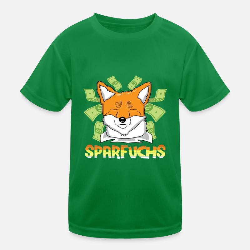 Sparfuchs Save money Miserly Stingy Miser collar Kids Functional T-Shirt