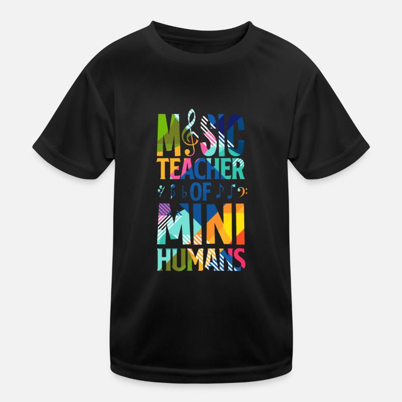 Music Teacher School Kids Functional T-Shirt