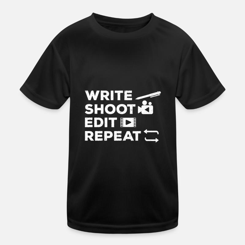 Vidéaste Cinéaste Vidéaste Réalisateur T-shirt sport Enfant