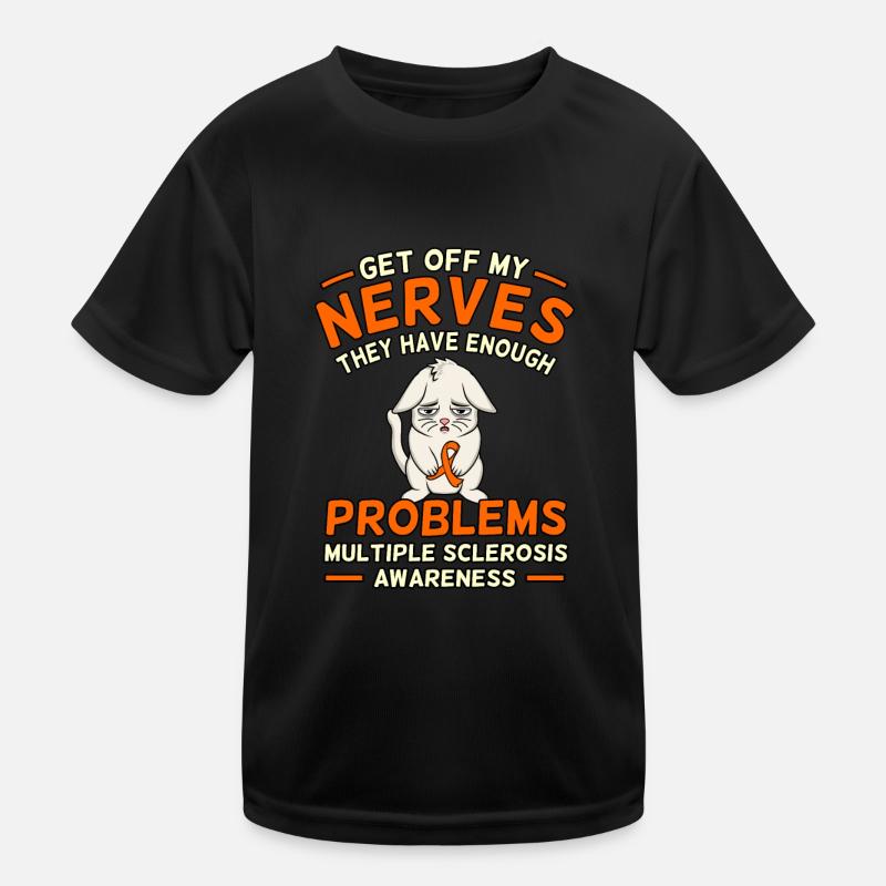 Graphic on sensitization for multiple sclerosis Kids Functional T-Shirt