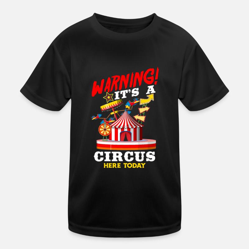 Circus Birthday Party Kids Functional T-Shirt