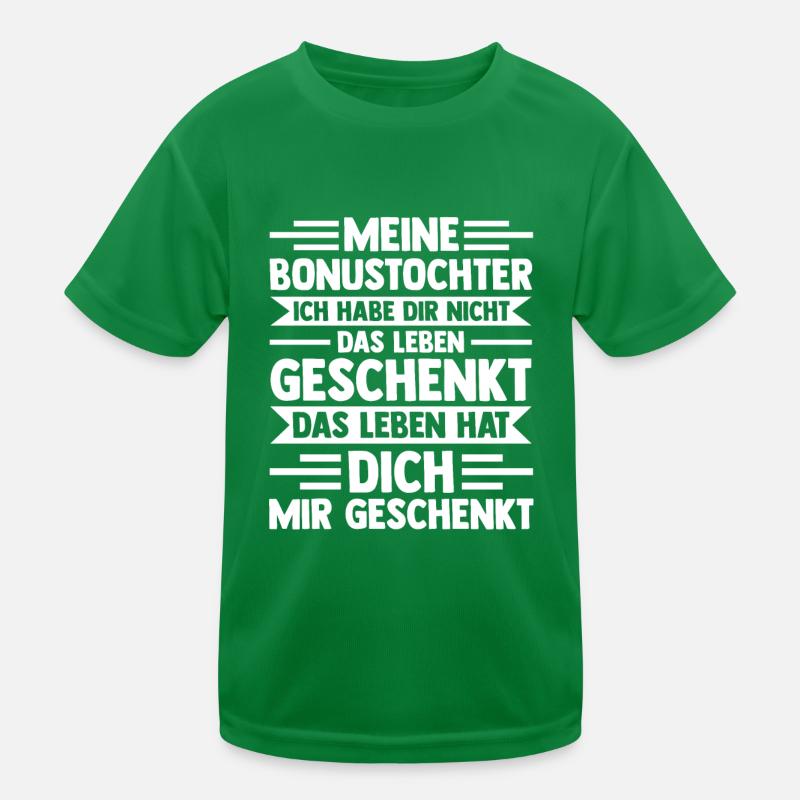 Bonustochter Stiefmutter Stiefvater Kinder Funktions-T-Shirt