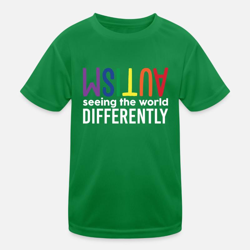 L’autisme voit le monde différemment T-shirt sport Enfant