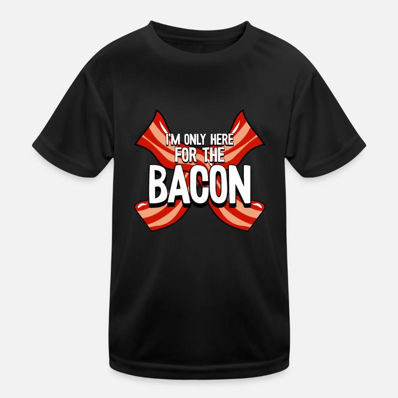 Bacon Bacon Breakfast Kids Functional T-Shirt