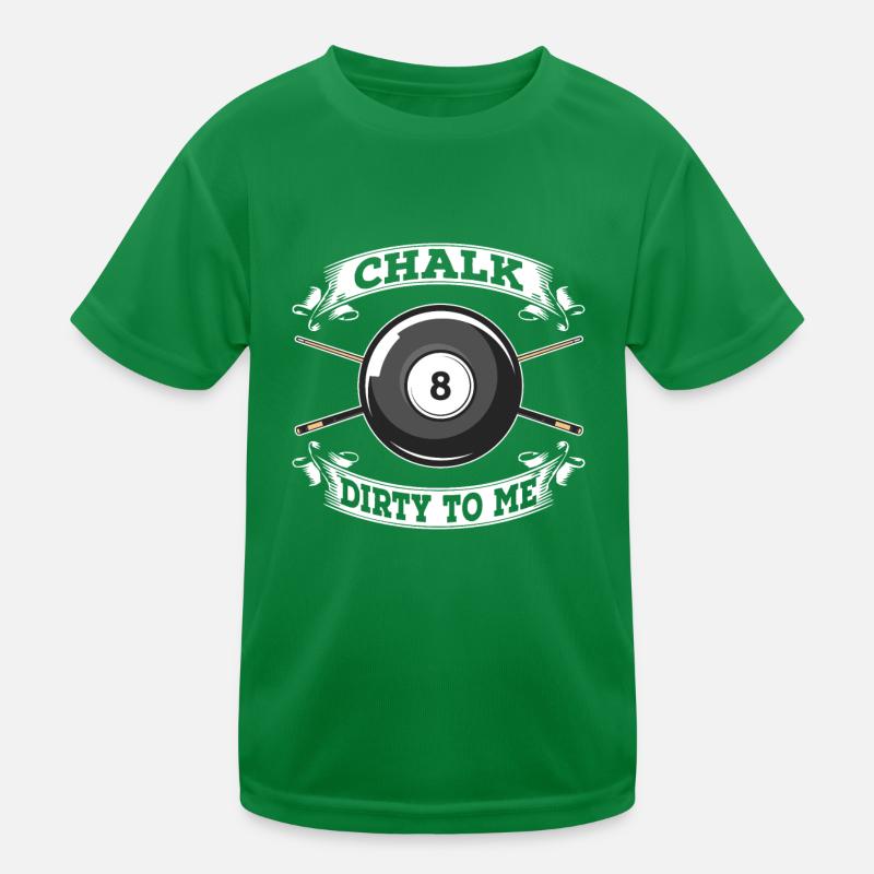 Billard 8-Ball Kinder Funktions-T-Shirt