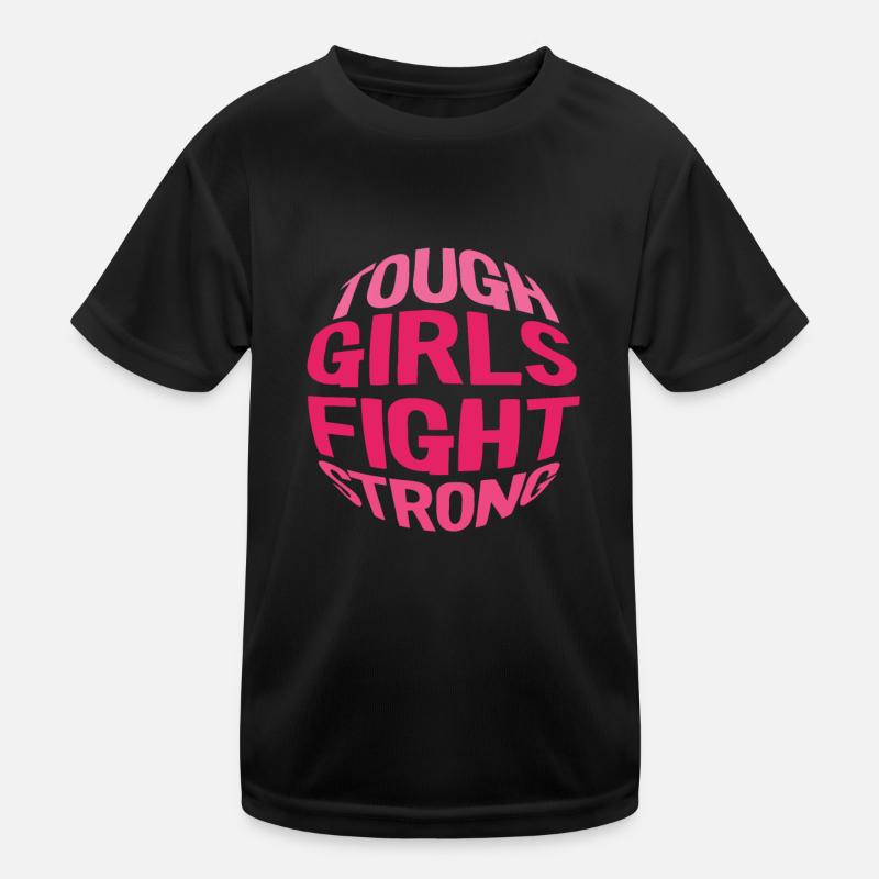 Brustkrebs Krebs Kinder Funktions-T-Shirt